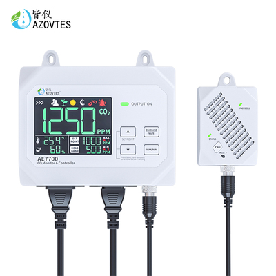 皆儀AE7700二氧化碳控制器 CO2濃度報警器室內(nèi)大棚種植二氧化碳檢測感應開關(guān)